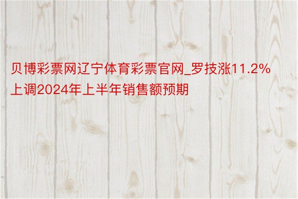 贝博彩票网辽宁体育彩票官网_罗技涨11.2% 上调2024年上半年销售额预期